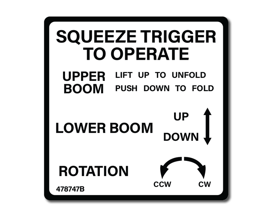 Squeeze Trigger To Operate Boom