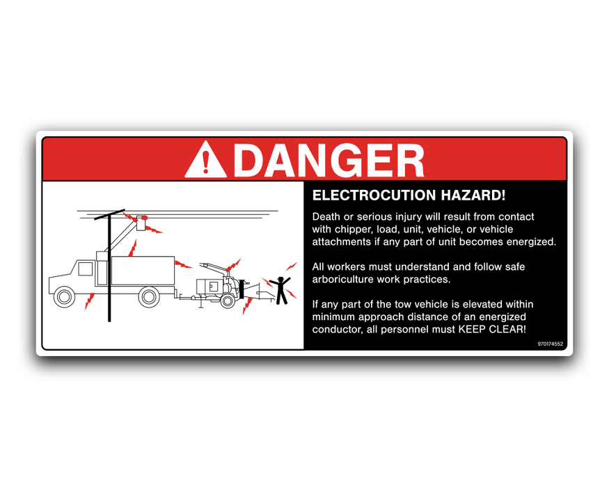 DANGER - ELECTROCUTION HAZARD