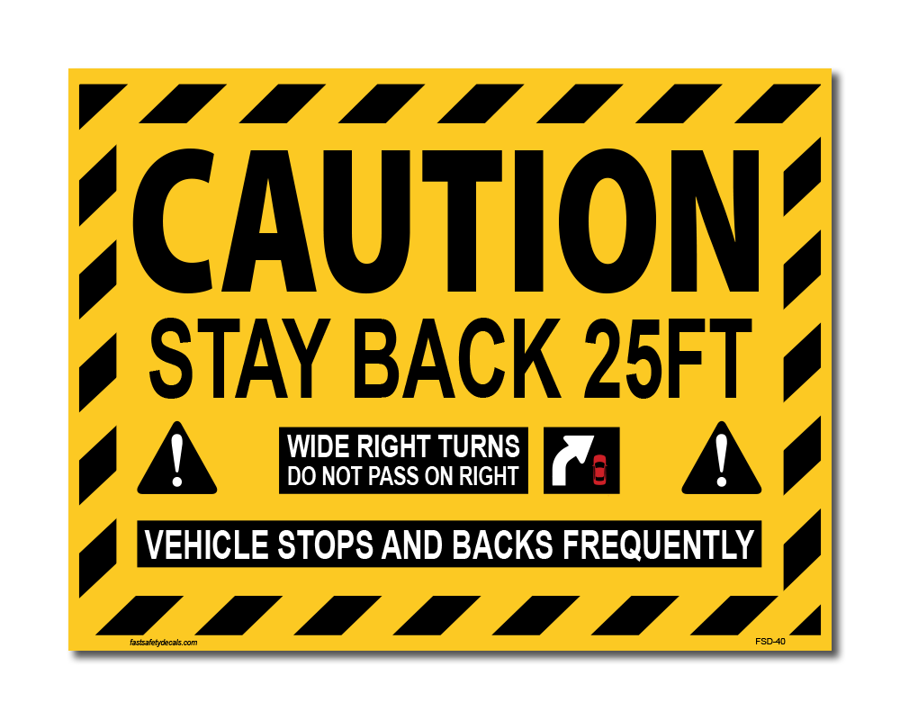 Caution Decals