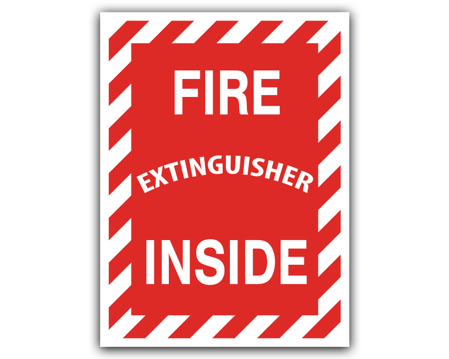 FIRE EXTINGUISHER INSIDE