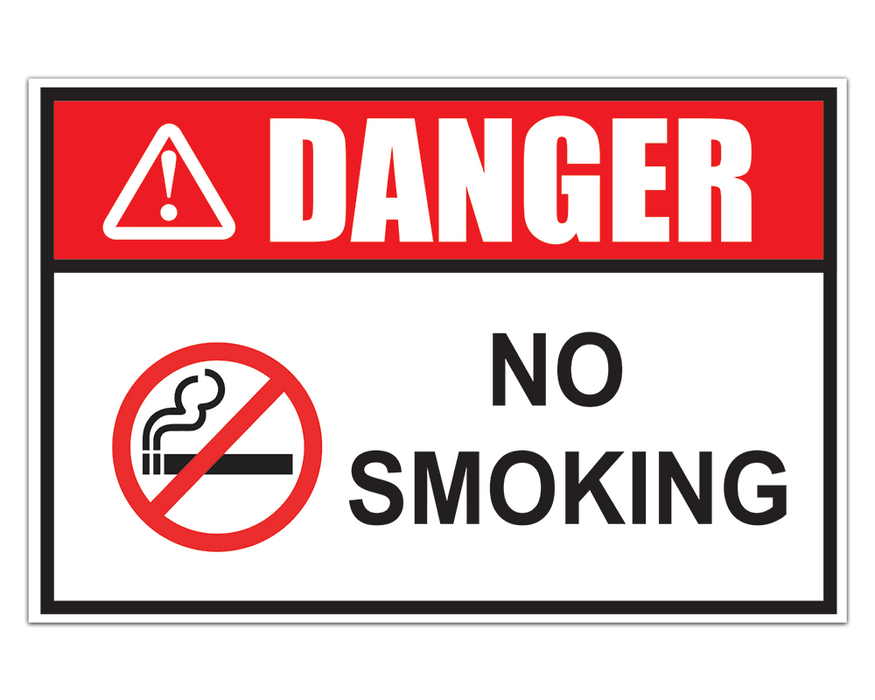 DANGER - NO SMOKING